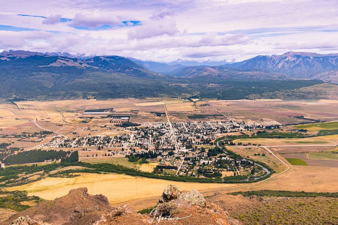 Vista del pueblo desde el Cerro de la Cruz